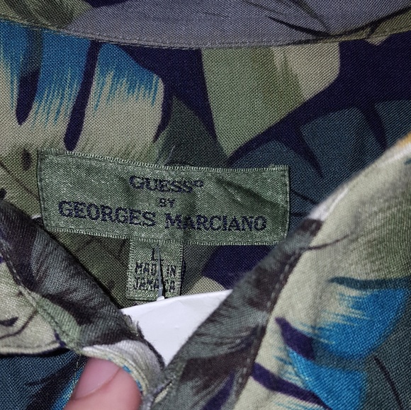 *SOLD*Guess by Georges Marciano Mens SS Sh - Picture 3 of 5